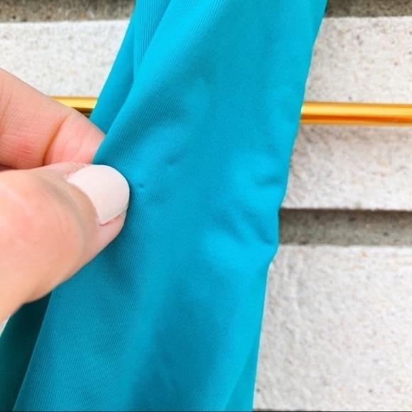 Badgley Mishka Peacock Drape Sash Maillot Swim Suit - Picture 3 of 10